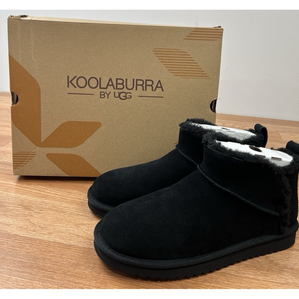 Koolaburra by Ugg Women's Koola Ultra Mini Boot Black Size 9 NEW